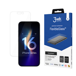 3mk FlexibleGlass - Szkło hybrydowe do iPhone 16 Plus (3MK_5903108586399)