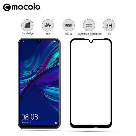 Mocolo 3D 9H Full Glue - Szkło ochronne na cały ekran Huawei P smart 2019 / Honor 10 Lite (Black) (RY4178)