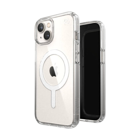 Speck Presidio Perfect-Clear + MagSafe - Etui iPhone 14 / iPhone 13 z powłoką MICROBAN (Clear) (150061-5085)