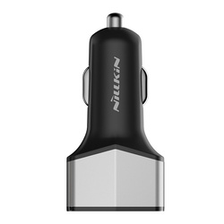 Nillkin Celerity Car Charger - Ładowarka samochodowa 2x USB + USB-C, 32W (Silver) (32W-SL)