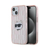 Karl Lagerfeld IML Choupette Head & Monogram - Etui iPhone 15 / 14 / 13 (różowy) (KLHCP15SHKLPCHP)