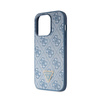 Guess Crossbody 4G Metal Logo - Etui iPhone 14 Pro (niebieski) (GUHCP14LP4TDSCPB)
