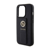 Guess Grip Stand 4G Saffiano Strass Logo - Etui iPhone 15 Pro Max (czarny) (GUHCP15XPGSSADK)
