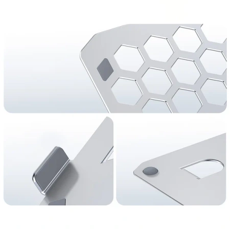 Orico Stojak na laptop, metalowy, regulowany (LST02I-SV-BP)