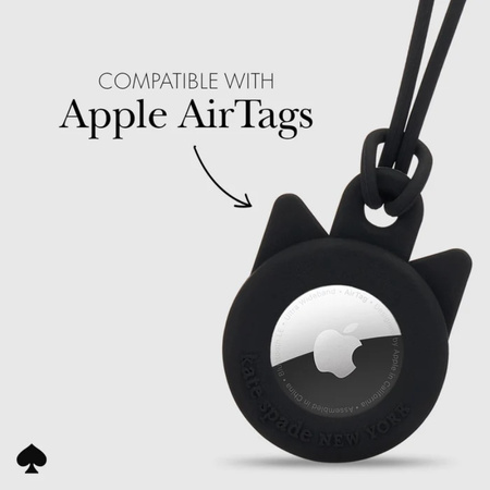 Kate Spade New York Holder - Etui ochronne brelok do Apple AirTag (Black Cat) (KS055462)