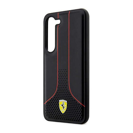 Ferrari Perforated 296P Collection - Etui Samsung Galaxy S23 (czarny) (FEHCS23SPCSK)