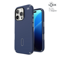 Speck Presidio2 Pro ClickLock & MagSafe - Etui iPhone 16 Pro (Coastal Blue / Dust Grey / White) (150700-3206)