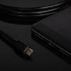 Unitek Kabel Przejściówka OTG USB-A 2.0 AF do microUSB F/M 22cm czarny (Y-C438GBK)