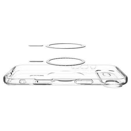 Spigen Ultra Hybrid Mag MagSafe - Etui do iPhone Air (Clear/White) (ACS10313)