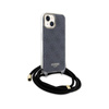 Guess Crossbody Cord 4G Print - Etui iPhone 15 (czarny) (GUHCP15SHC4SEK)
