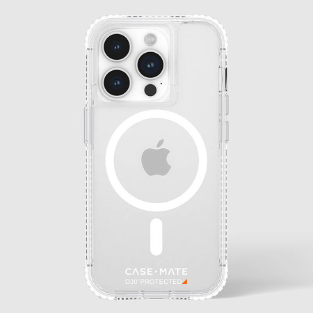 Case-Mate Ultra Tough Plus D3O MagSafe - Etui iPhone 15 Pro (Clear) (CM051486)