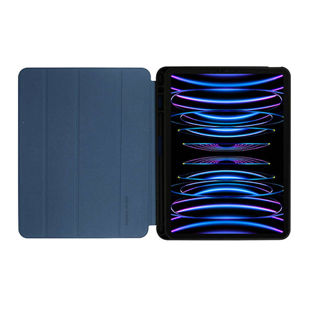 Crong FlexFolio – Etui iPad Air 11” M3 (2025) / iPad Air 11” M2 (2024) / iPad Air 10.9” (5-4 gen.) / iPad Pro 11" (2022-2021) z funkcją Apple Pencil (niebieski) (CRG-FXF-IPD112-BLUE)