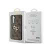 Guess 4G Big Metal Logo - Etui Samsung Galaxy A35 5G (brązowy) (GUHCSA354GMGBR)