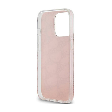 Hello Kitty IML Gradient Electrop Crowded Kitty Head - Etui iPhone 14 Pro Max (różowy) (HKHCP14XHCHPEP)