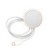 Guess Bundle Pack MagSafe 4G - Zestaw etui + ładowarka MagSafe iPhone 14 Pro (niebieski/złoty) (GUBPP14LH4EACSB)
