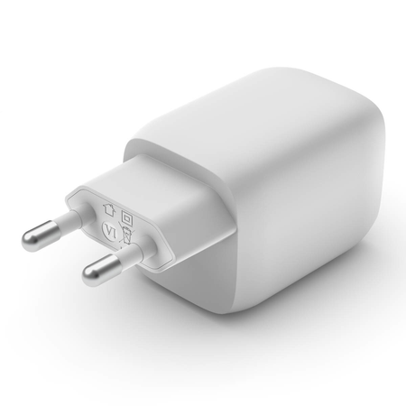 Belkin podwójna ładowarka ścienna 65W DUAL USB-C 2M - biały (WCH013VF2MWH-B6)