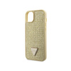 Guess Rhinestone Triangle - Etui iPhone 14 Plus (złoty) (GUHCP14MHDGTPD)