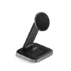 Satechi 2-in-1 Foldable Charging Stand - składana podstawka ładująca Qi2 do dwóch urządzeń (space gray) (ST-Q21FM)