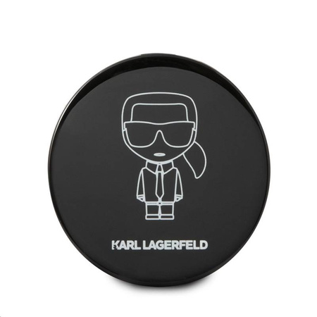 Karl Lagerfeld Bundle Ikonik – Zestaw etui do Apple Airpods 1 / 2 + Power Bank z lusterkiem (KLBPPBOA2K)