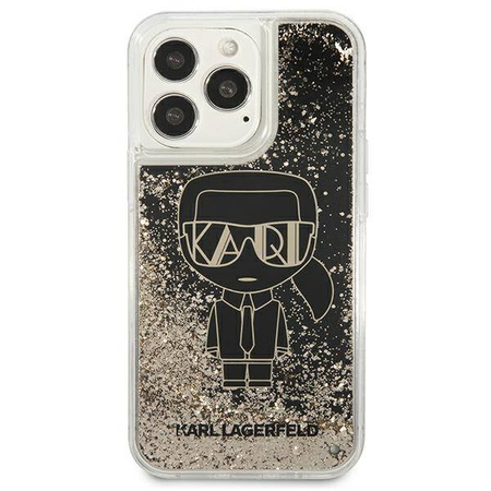 Karl Lagerfeld Liquid Glitter Gatsby - Etui iPhone 13 Pro Max (KLHCP13XLGGKBK)