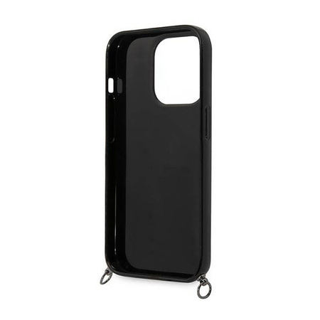 Karl Lagerfeld Color Stripes Strap - Etui iPhone 14 Pro (różowy) (KLHCP14LSTSTP)