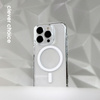 Crong Clear MAG Pro - Etui iPhone 15 Pro MagSafe (przezroczysty) (CRGCLRMPIP1561PWHT)