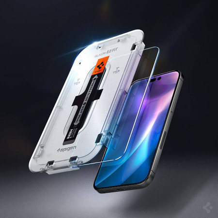 Spigen Glas.TR EZ Fit 2-Pack - Szkło hartowane do Apple iPhone 14 Pro Max 2 szt (AGL05202)
