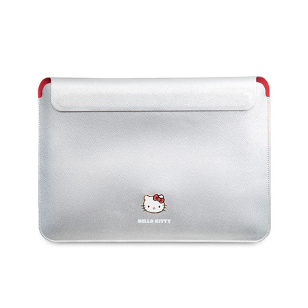 Hello Kitty PU Metal Logo Sleeve - Etui na notebooka 13" / 14" (srebrny) (HKCS14PGHDLMS)