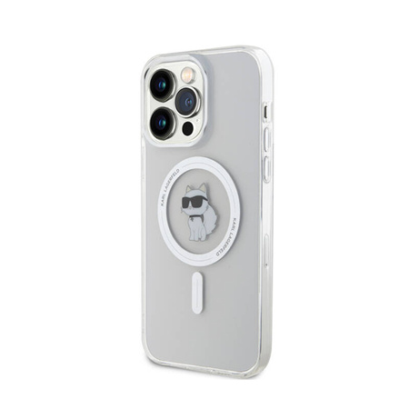 Karl Lagerfeld IML Choupette MagSafe - Etui iPhone 15 Pro Max (przezroczysty) (KLHMP15XHFCCNOT)