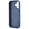 Guess Grained Printed Flower Pattern MagSafe - Etui do iPhone 16 (niebieski) (GUHMP16SPGNMPLMB)