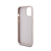 Guess 4G Metal Gold Logo - Etui iPhone 15 (różowy) (GUHCP15SG4GFPI)