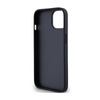DKNY Leather Mono Stripe & Metal Logo - Etui iPhone 15 Plus / 14 Plus (czarny) (DKHCP15MPRTHSLK)