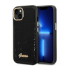 Guess Croco Collection – Etui iPhone 14 Plus (czarny) (GUHCP14MHGCRHK)