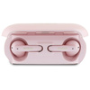 Guess Elongated Metalic Printed Logo - Słuchawki Bluetooth TWS + etui ładujące (różowy) (GUTWSC2MCDSP)
