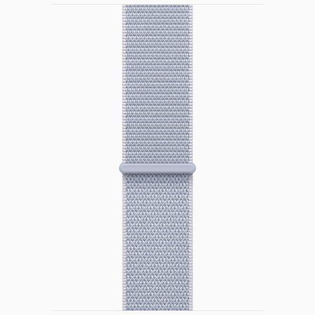 Apple Watch SE GPS + Cellular 44mm Koperta z aluminium w kolorze srebrnym, opaska sportowa w kolorze błękitnego obłoku (MXGR3ET/A)