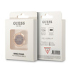 Guess Ring Stand 4G - Magnetyczny uchwyt na palec do telefonu (Brown) (GURSHG4SW)