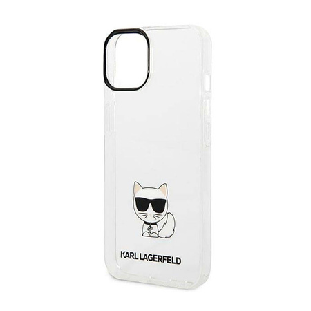 Karl Lagerfeld Choupette Body - Etui iPhone 14 Plus (przezroczysty) (KLHCP14MCTTR)