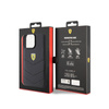 Ferrari Quilted Metal Logo - Etui iPhone 15 Pro Max (czarny) (FEHCP15XRDUK)