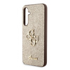 Guess Glitter Script Big 4G - Etui Samsung Galaxy S23 FE (złoty) (GUHCS23FEHG4SGD)