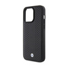 BMW Leather Diamond Pattern - Etui iPhone 15 Pro Max (czarny) (BMHCP15X22RFGK)