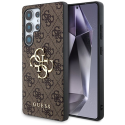 Guess Big 4G Logo Classic Logo - Etui do Samsung Galaxy S25 Ultra (brązowy) (GUHCS25L4GMGBR)