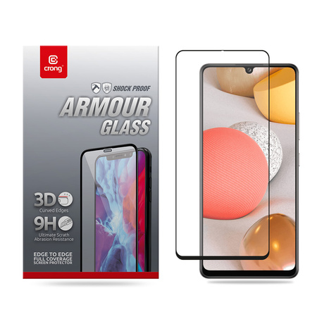 Crong 3D Armour Glass - Szkło hartowane 9H Full Glue na cały ekran Samsung Galaxy A42 5G (CRG-3DAG-SGA42)