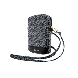 Guess Zip GCube Bottom Stripe - Torebka na telefon (czarny) (GUWBZPGCSPGK)