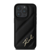 Karl Lagerfeld Quilted Signature - Etui iPhone 16 Pro Max (czarny) (KLHCP16XPQDSMGK)