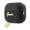 Guess 4G Glitter Flake - Etui AirPods Pro 2 (czarny) (GUAP2GLGSHK)
