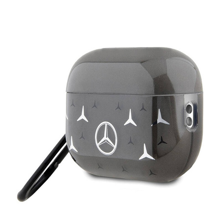 Mercedes Large Star Pattern - Etui AirPods Pro 2 (czarny) (MEAP28DPMGS)