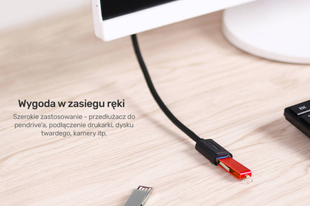 Unitek przewód przedłużacz USB 3.0 AM-AF 1,5M (Y-C458GBK)