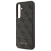 Guess 4G Metal Gold Logo - Etui Samsung Galaxy S24 FE (brązowy) (GUHCS24FEG4GFBR)