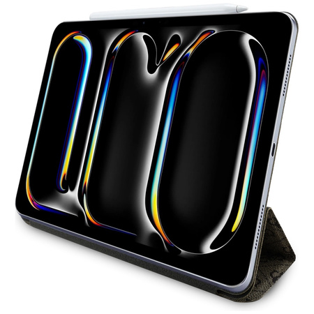 Guess Magnetic 4G Big Logo - Etui iPad Pro 11" M4 (2024) (brązowy) (GUFC11PM24PS4SGW)