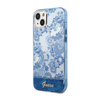 Guess Porcelain Collection - Etui iPhone 14 Plus (niebieski) (GUHCP14MHGPLHB)